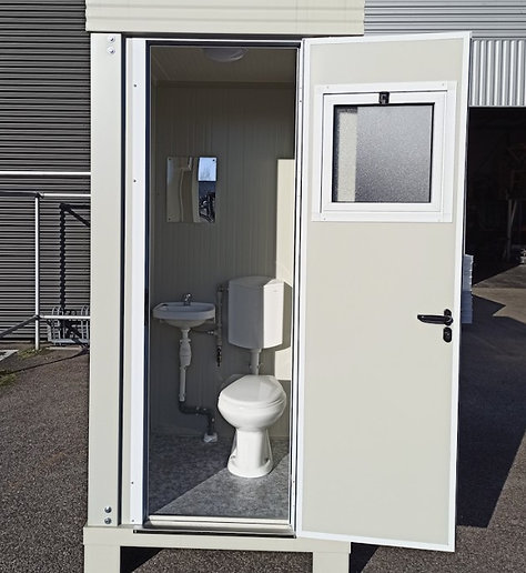 Nuevo contenedor sanitario S1 con WC y lavabo - Imagen 2