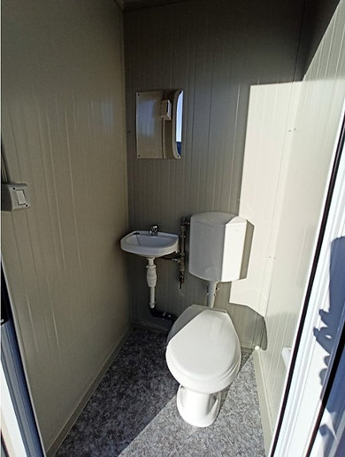 Nuevo contenedor sanitario S1 con WC y lavabo - Imagen 6