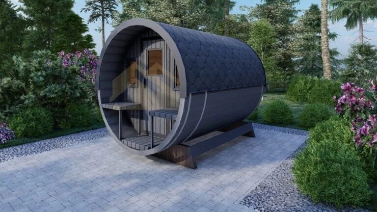 Sauna Exterior Barril Blackpool, 2.3×3.0 - Imagen 3