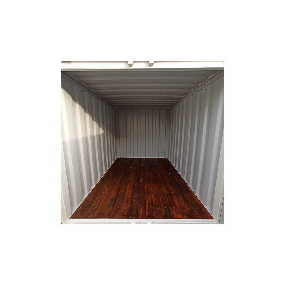 CONTENEDOR DE ENVÍO DE 10 PIES (UN VIAJE) BLANCO (RAL 9003) - Imagen 2