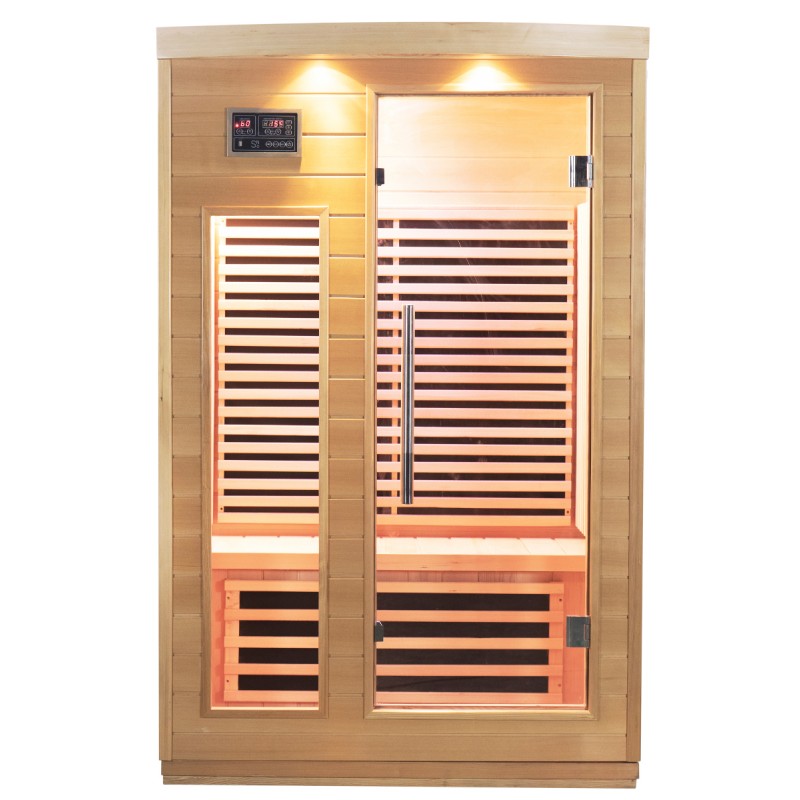 Sauna de infrarrojos con paneles de carbono 2050W 2 asientos - Imagen 4