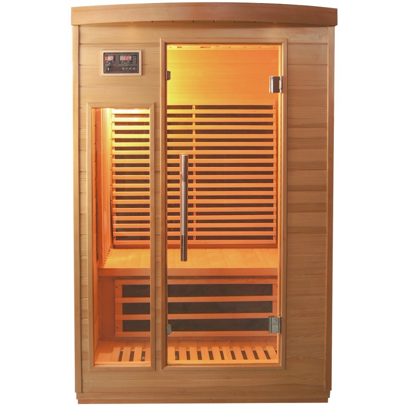 Sauna de infrarrojos con paneles de carbono 2050W 2 asientos - Imagen 7