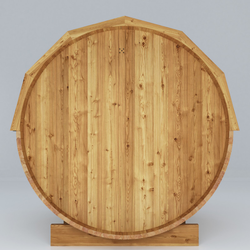 Sauna exterior Barril de madera termotratada para 4 a 6 personas - SNÖ - Imagen 6